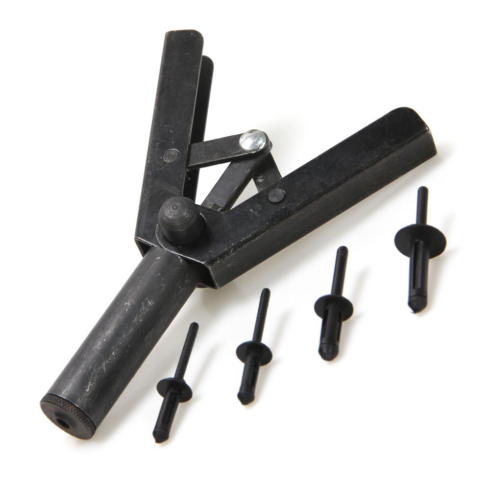 Rivet Setter Tool - พลาสติกRivet Gun 7 นิ้วโพลีมือRiveterชุดสําหรับยึดแผงประตูยานยนต์Trim Blind Rivet