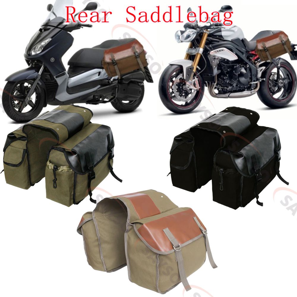 Leather Workshop - ผ้าใบหนังด้านหลังSaddlebagรถจักรยานยนต์ด้านข้างกระเป๋าเดินทางเครื่องมือเก็บกระเป๋าสําหรับSuzuki Boulevard M109R VZR 1800 M90