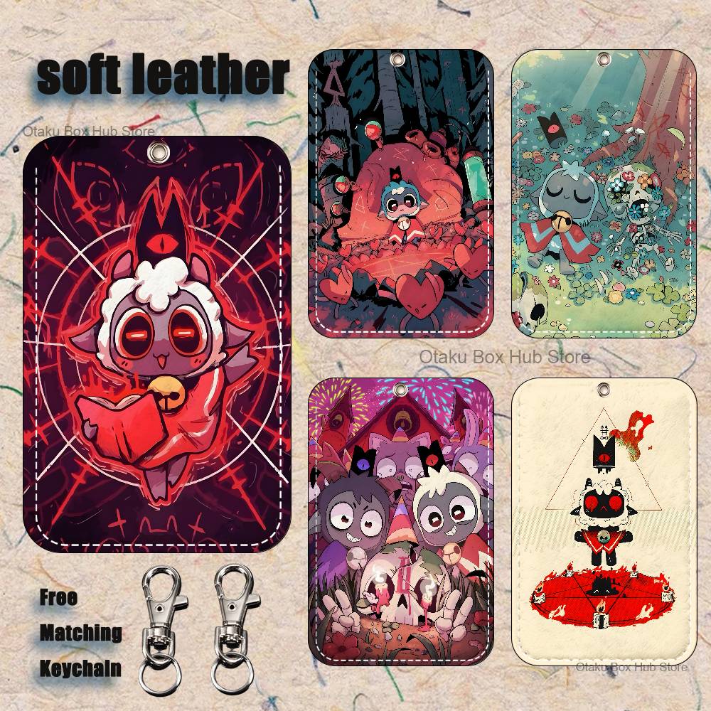 Leatherwork Keychain - พวงกุญแจรูปแกะ C-Cult สำหรับใส่บัตรธนาคาร บัตรธุรกิจ บัตรนักเรียน บัตรโดยสาร