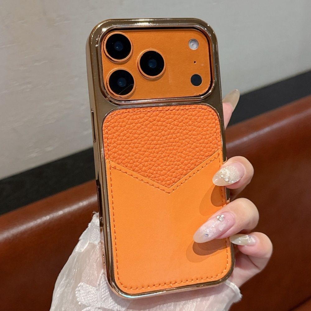Leatherwork Bag - เคสโทรศัพท์หนัง PU สำหรับใส่บัตร สำหรับ iPhone 18