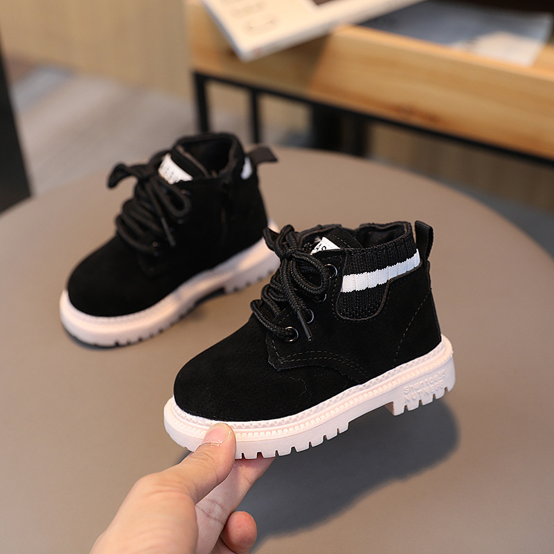 ฤดูใบไม้ร่วงฤดูหนาวเด็กสไตล์เร - Leather Work For Kids บทวิจารณ์และราคา