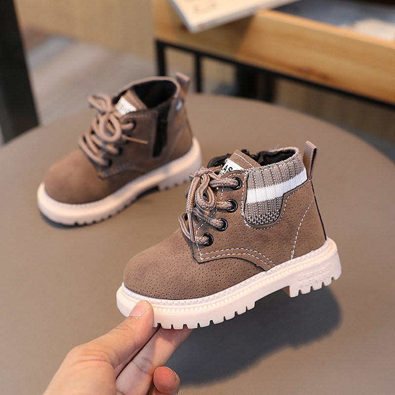 ฤดูใบไม้ร่วงฤดูหนาวเด็กสไตล์เร - Leather Work For Kids บทวิจารณ์และราคา