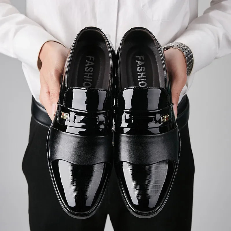 รองเท้าหนังสําหรับชายงานแต่งงา - Leather Work Oxfords บทวิจารณ์และราคา