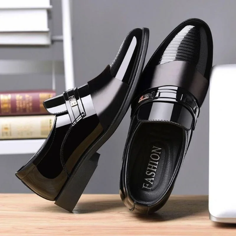 รองเท้าหนังสําหรับชายงานแต่งงา - Leather Work Oxfords บทวิจารณ์และราคา