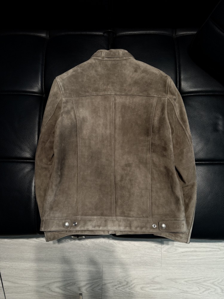 เสื้อแจ็คเก็ตหนังกลับทรงสลิมฟิ - Leather Work For Kids บทวิจารณ์และราคา
