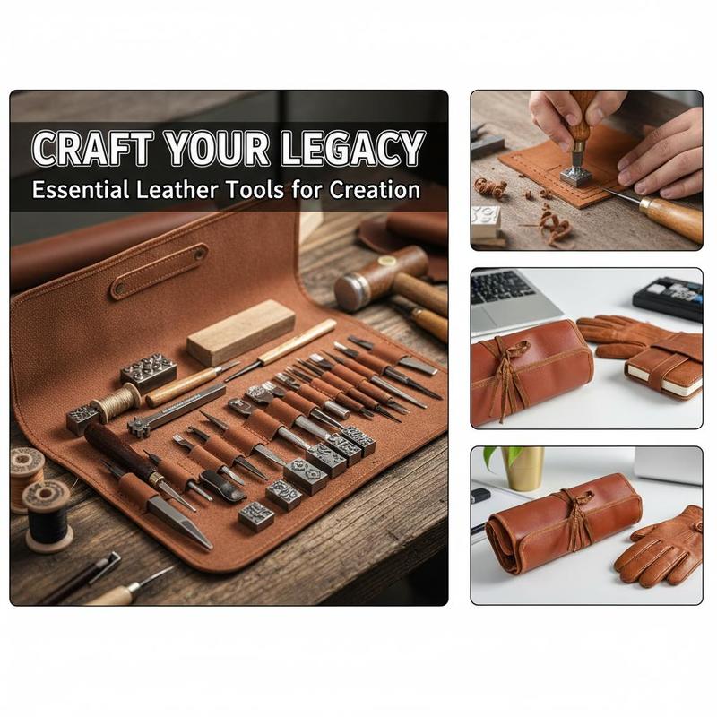 ชุดอุปกรณ์งานหนัง 72 ชิ้น ขนาด - Leather Workshop บทวิจารณ์และราคา