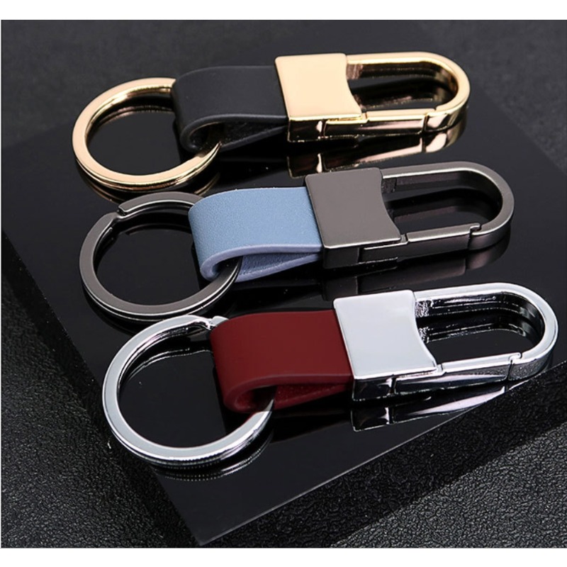แฟชั่นพวงกุญแจหนังโลโก้ที่กําห - Leatherwork Keychain บทวิจารณ์และราคา