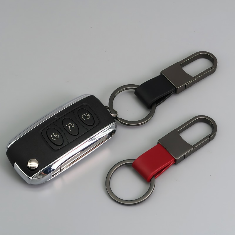 แฟชั่นพวงกุญแจหนังโลโก้ที่กําห - Leatherwork Keychain บทวิจารณ์และราคา