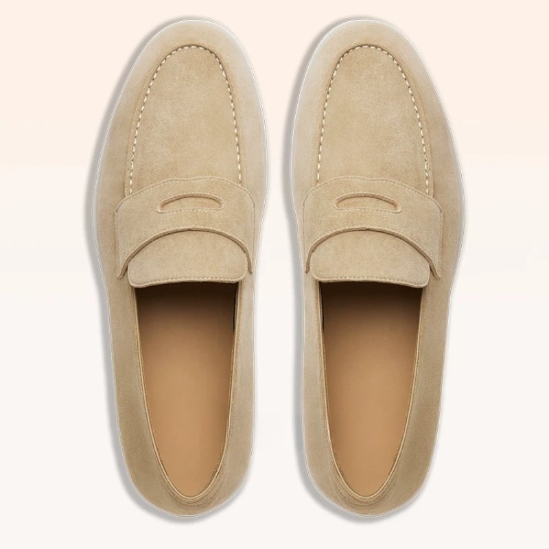 รองเท้าโลฟเฟอร์แบบสวมลำลองสำหร - Leather Work For Kids บทวิจารณ์และราคา
