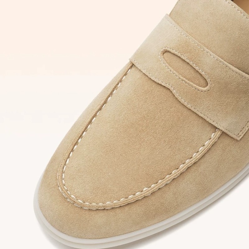 รองเท้าโลฟเฟอร์แบบสวมลำลองสำหร - Leather Work For Kids บทวิจารณ์และราคา