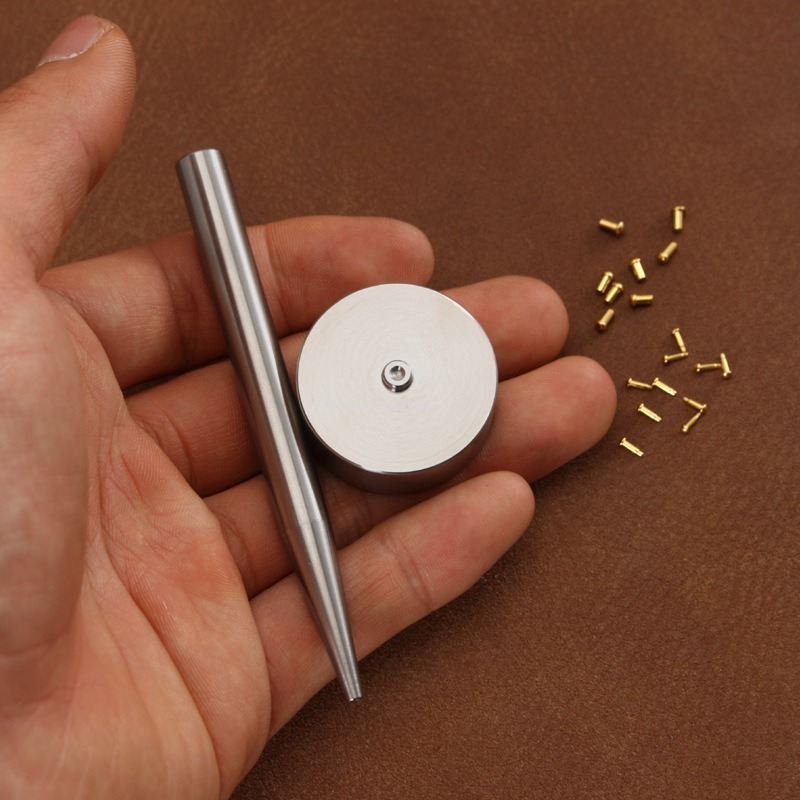สแตนเลสสตีลเล็บติดตั้งชุด Hand - Rivet Setter Tool บทวิจารณ์และราคา