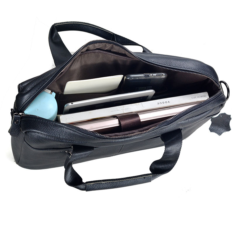 ชายหนังแท้กระเป๋าถือผู้ชายเดิน - Leatherwork Bag บทวิจารณ์และราคา