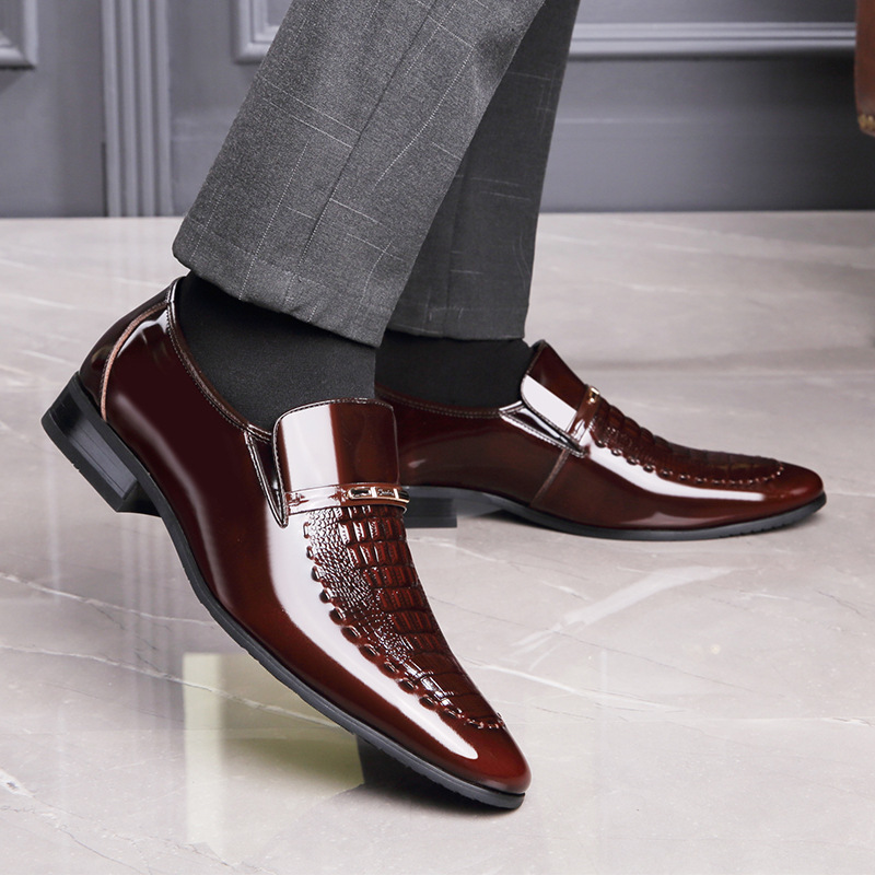 รองเท้าหนังผู้ชายสิทธิบัตรหนัง - Leather Work Oxfords บทวิจารณ์และราคา