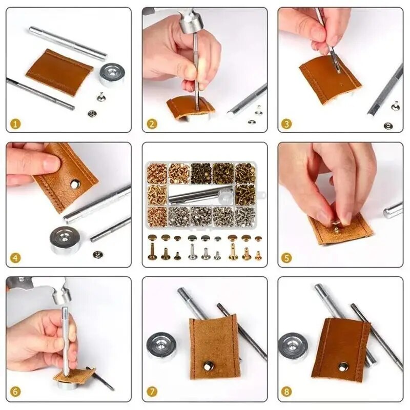 โลหะคู่หมวก Rivets Studs รอบ R - Rivet Setter Tool บทวิจารณ์และราคา