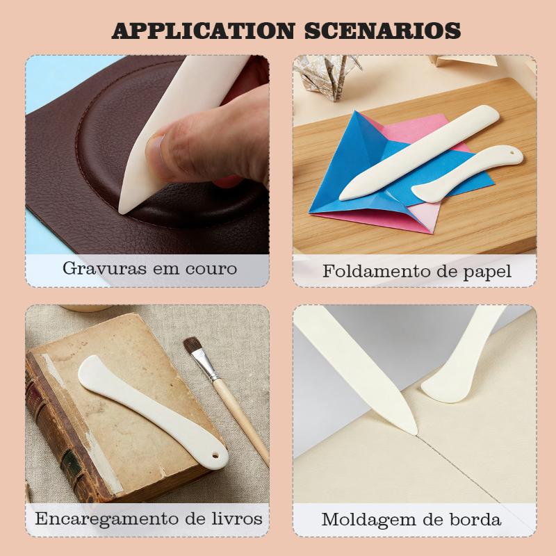 เครื่องมือพับหนัง 2 ชิ้น สำหรั - Leather Workshop บทวิจารณ์และราคา