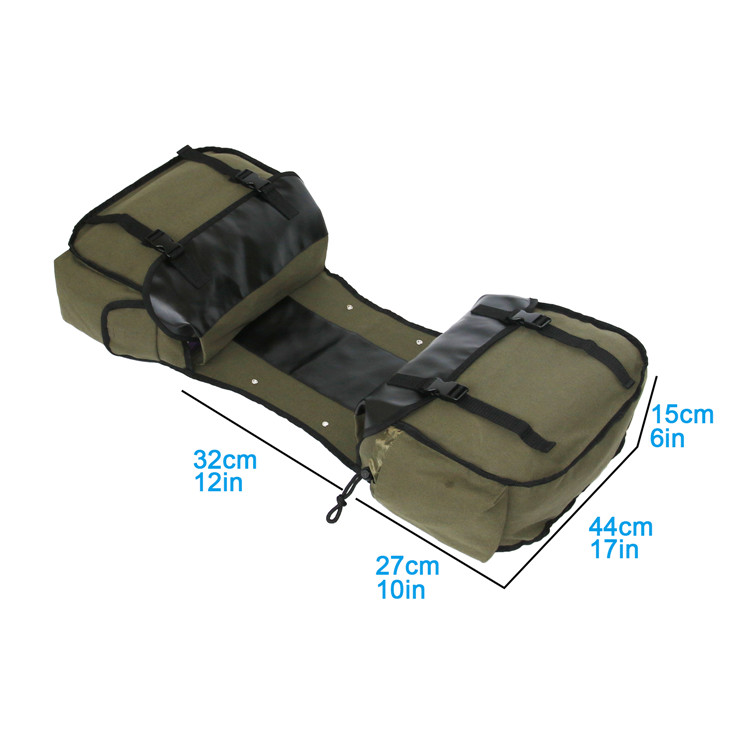 ผ้าใบหนังด้านหลังSaddlebagรถจั - Leather Workshop บทวิจารณ์และราคา
