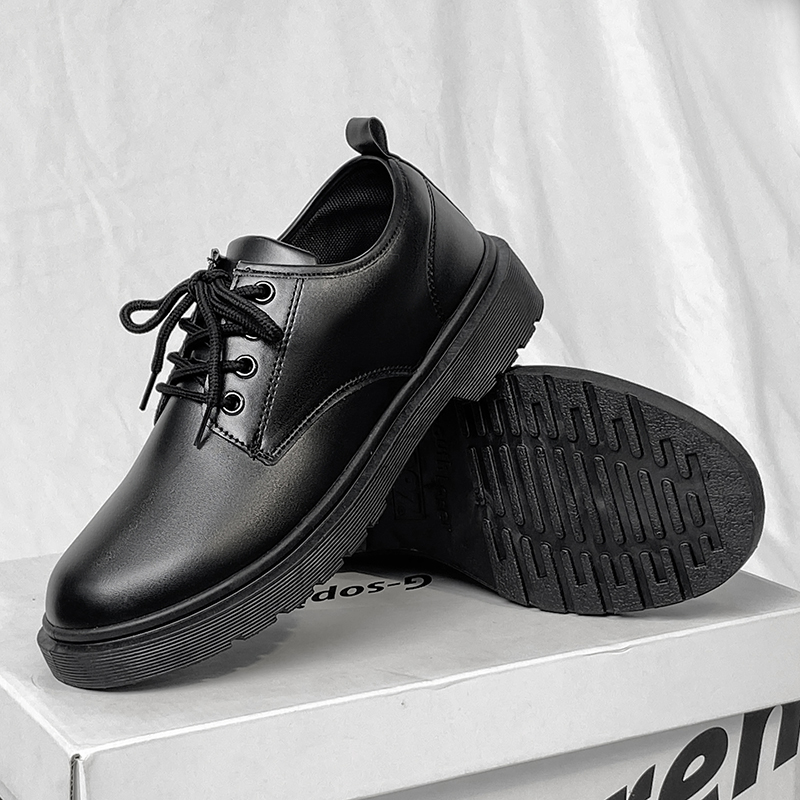 รองเท้าหนังผู้ชายรองเท้าทำงานแ - Leather Work Oxfords บทวิจารณ์และราคา