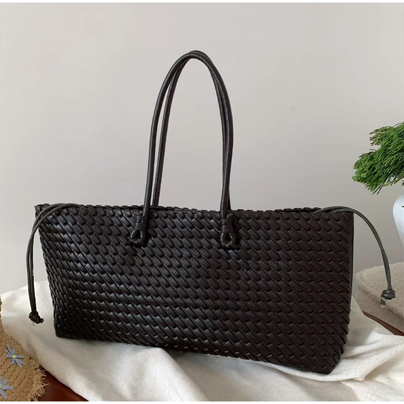 กระเป๋าโท้ทหนัง PU ดีไซน์หรูหร - Leather Workshop บทวิจารณ์และราคา