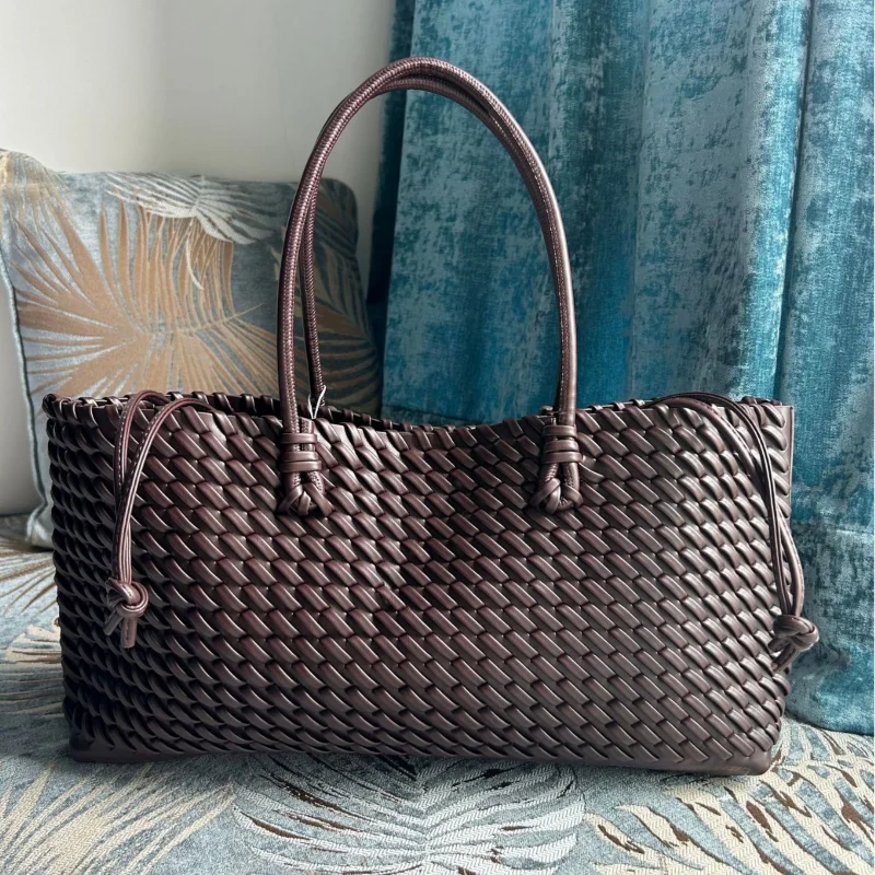 กระเป๋าโท้ทหนัง PU ดีไซน์หรูหร - Leather Workshop บทวิจารณ์และราคา