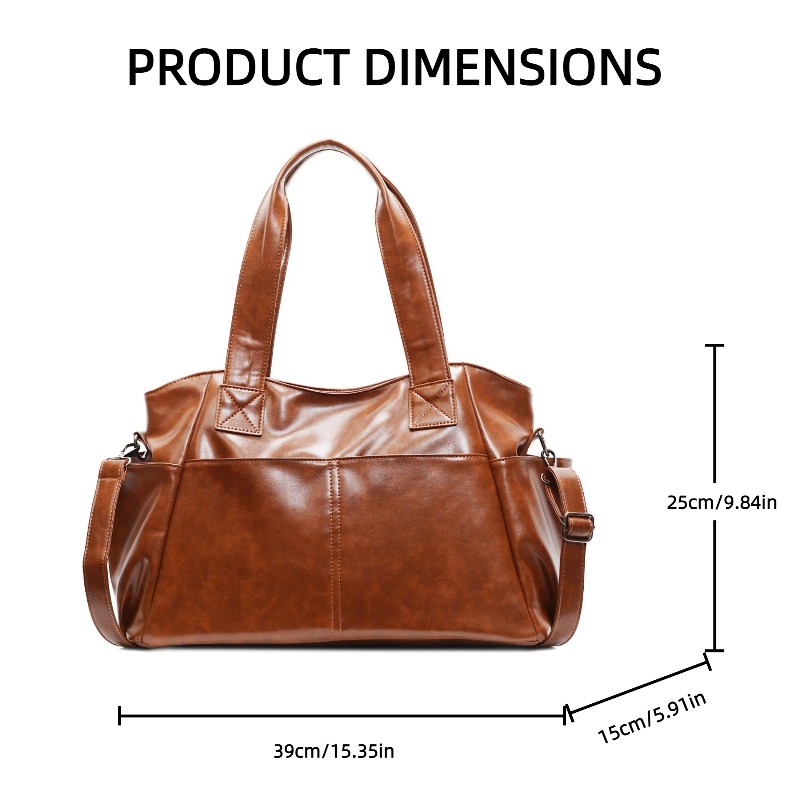 กระเป๋าถือหนังแท้สไตล์เรโทรสำห - Leather Workshop บทวิจารณ์และราคา