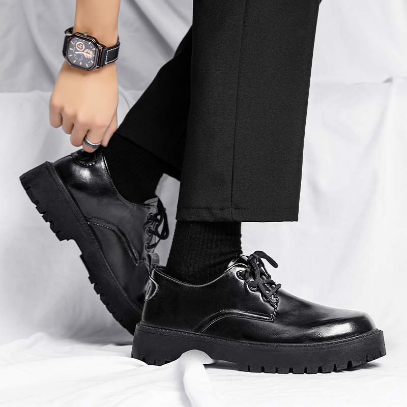 รองเท้าหนังลำลองสำหรับผู้ชาย ร - Leather Work Oxfords บทวิจารณ์และราคา