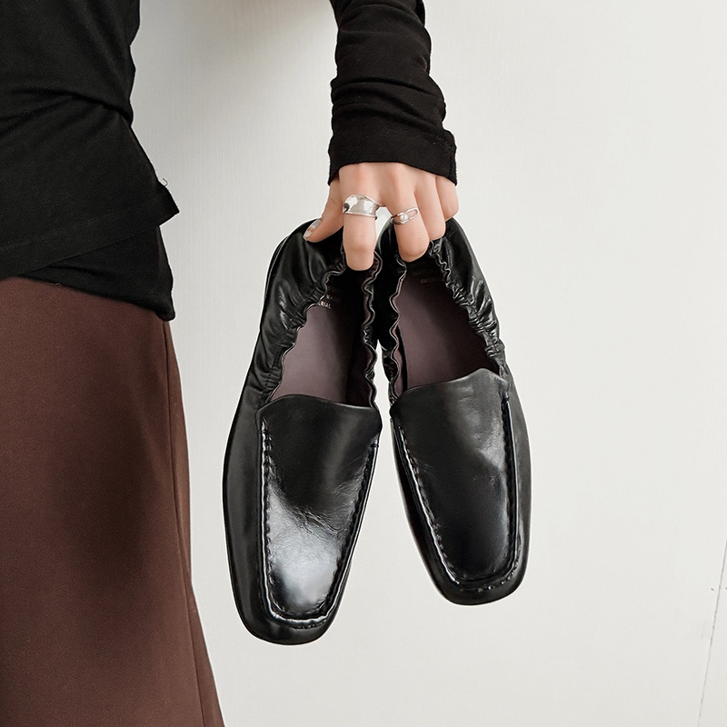 รองเท้าสไตล์คลาสสิกสำหรับผู้หญ - Leather Work For Kids บทวิจารณ์และราคา