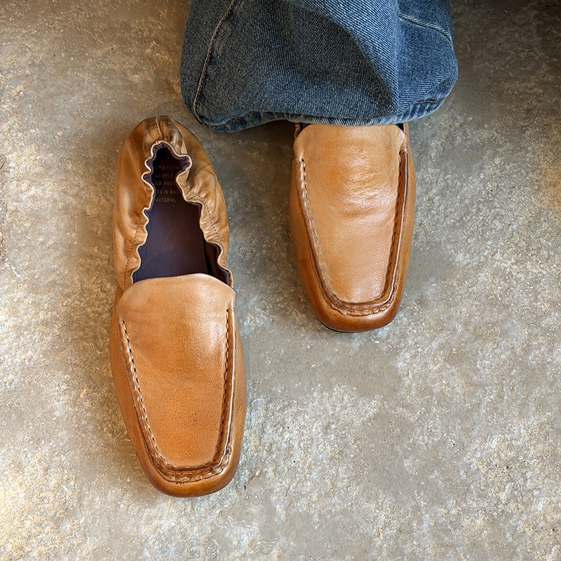 รองเท้าสไตล์คลาสสิกสำหรับผู้หญ - Leather Work For Kids บทวิจารณ์และราคา