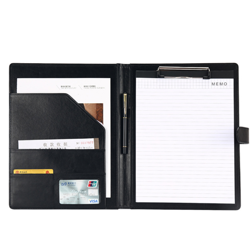 A4โฟลเดอร์การประชุมธุรกิจเครื่ - Leather Work Folder บทวิจารณ์และราคา