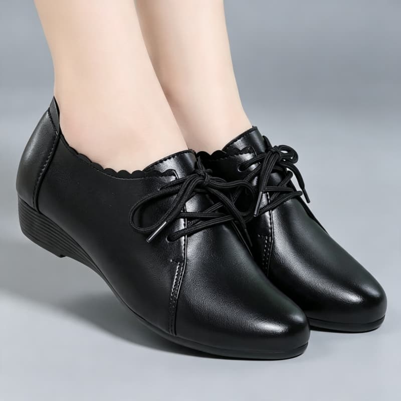 รองเท้าอ็อกซ์ฟอร์ดผู้หญิงไซส์ใ - Leather Work Oxfords บทวิจารณ์และราคา