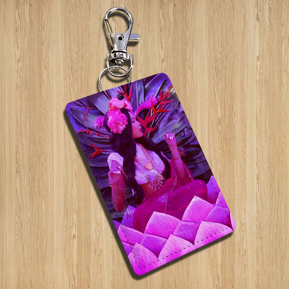 ที่ใส่บัตรรูป Doja Cat สีแดงสุ - Leatherwork Keychain บทวิจารณ์และราคา