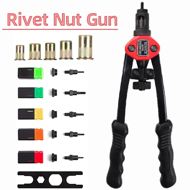 BT-606 Mandrel Rivet Nut Gun,ม - Rivet Setter Tool บทวิจารณ์และราคา