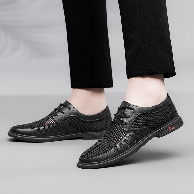 ฤดูร้อนใหม่ธุรกิจผู้ชายรองเท้า - Leather Work Oxfords บทวิจารณ์และราคา