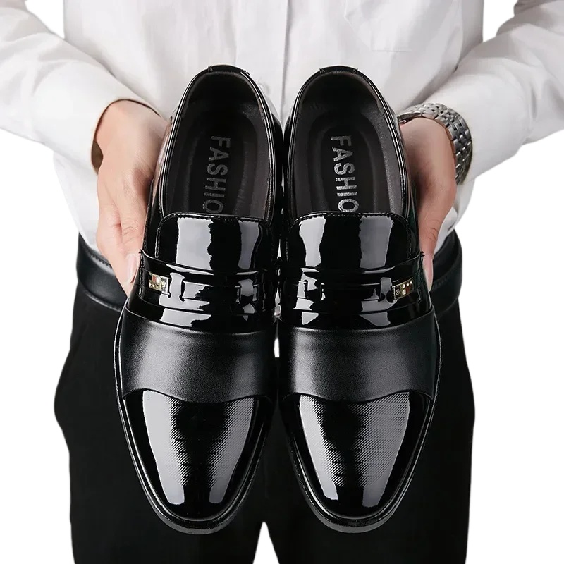 รองเท้าหนังผู้ชายแบบคลาสสิกหรู - Leather Work Oxfords บทวิจารณ์และราคา