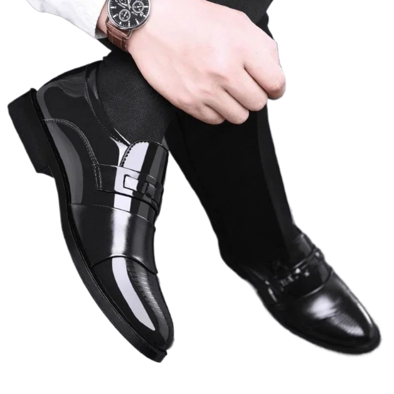 รองเท้าหนังผู้ชายแบบคลาสสิกหรู - Leather Work Oxfords บทวิจารณ์และราคา