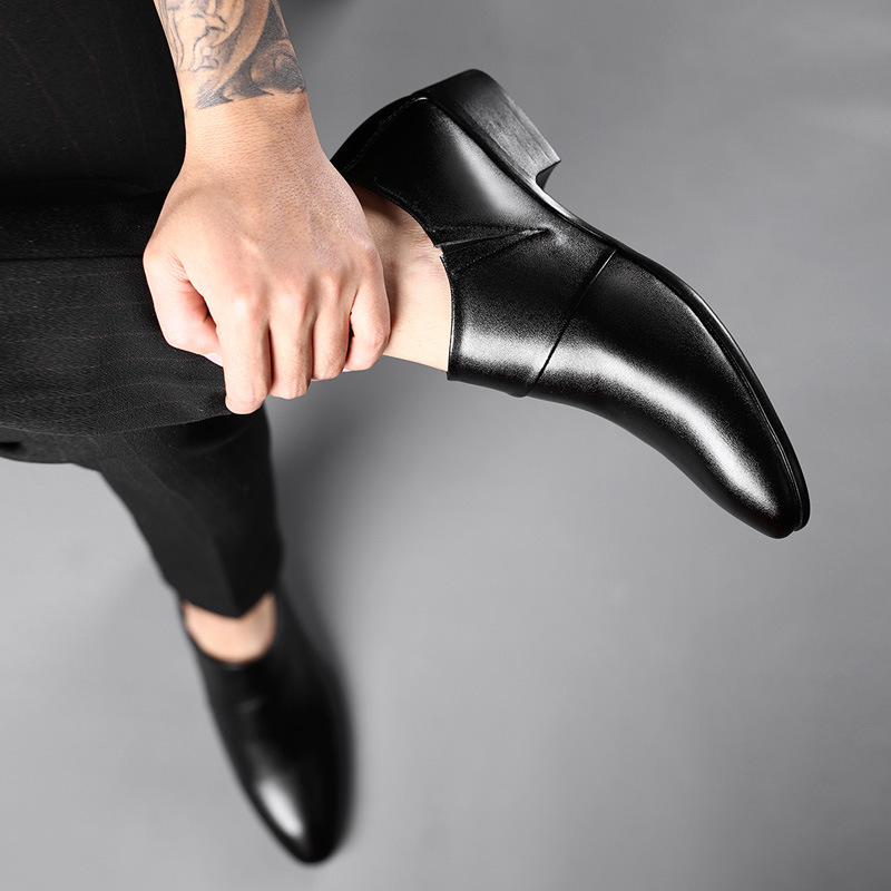 Oxfords รองเท้าหนังผู้ชายหรูหร - Leather Work Oxfords บทวิจารณ์และราคา