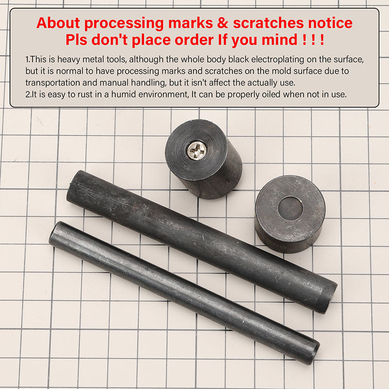 Wuta ตัวตั้งค่ากระดุมแบบกดติดแ - Rivet Setter Tool บทวิจารณ์และราคา
