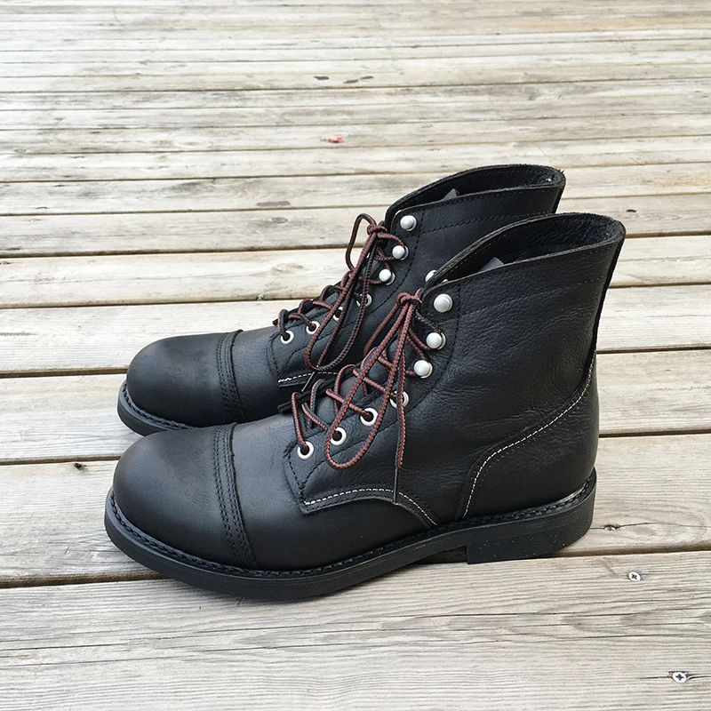 รองเท้าผู้ชายใหม่รองเท้าแบรนด์ - Leather Workshop บทวิจารณ์และราคา