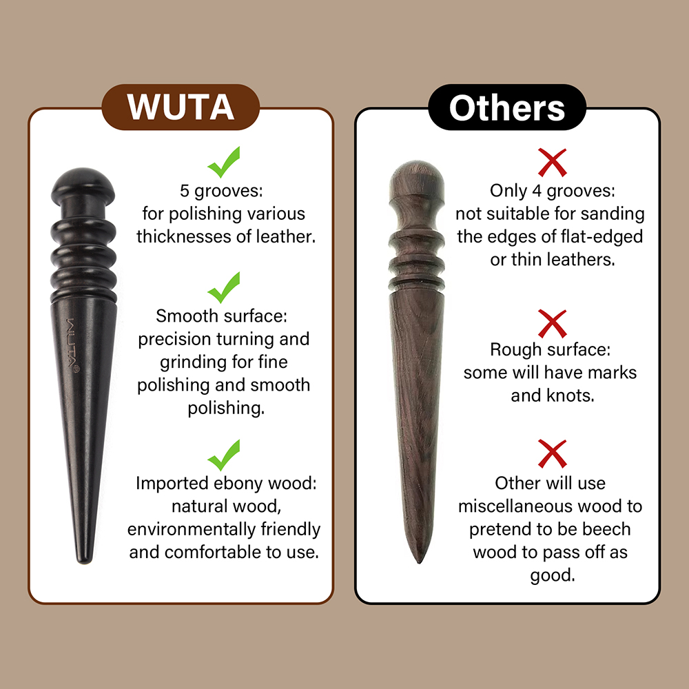 เครื่องขัดขอบหนัง WUTA 1 ชิ้น  - Rivet Setter Tool บทวิจารณ์และราคา