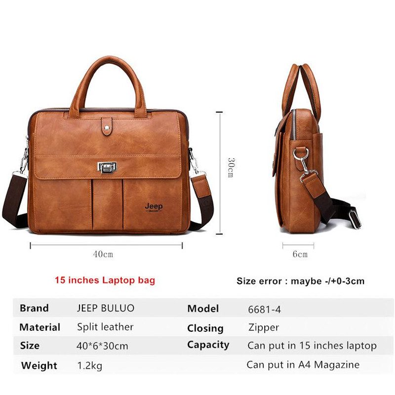 กระเป๋าเอกสารหนังสำหรับผู้ชาย  - Leatherwork Bag บทวิจารณ์และราคา