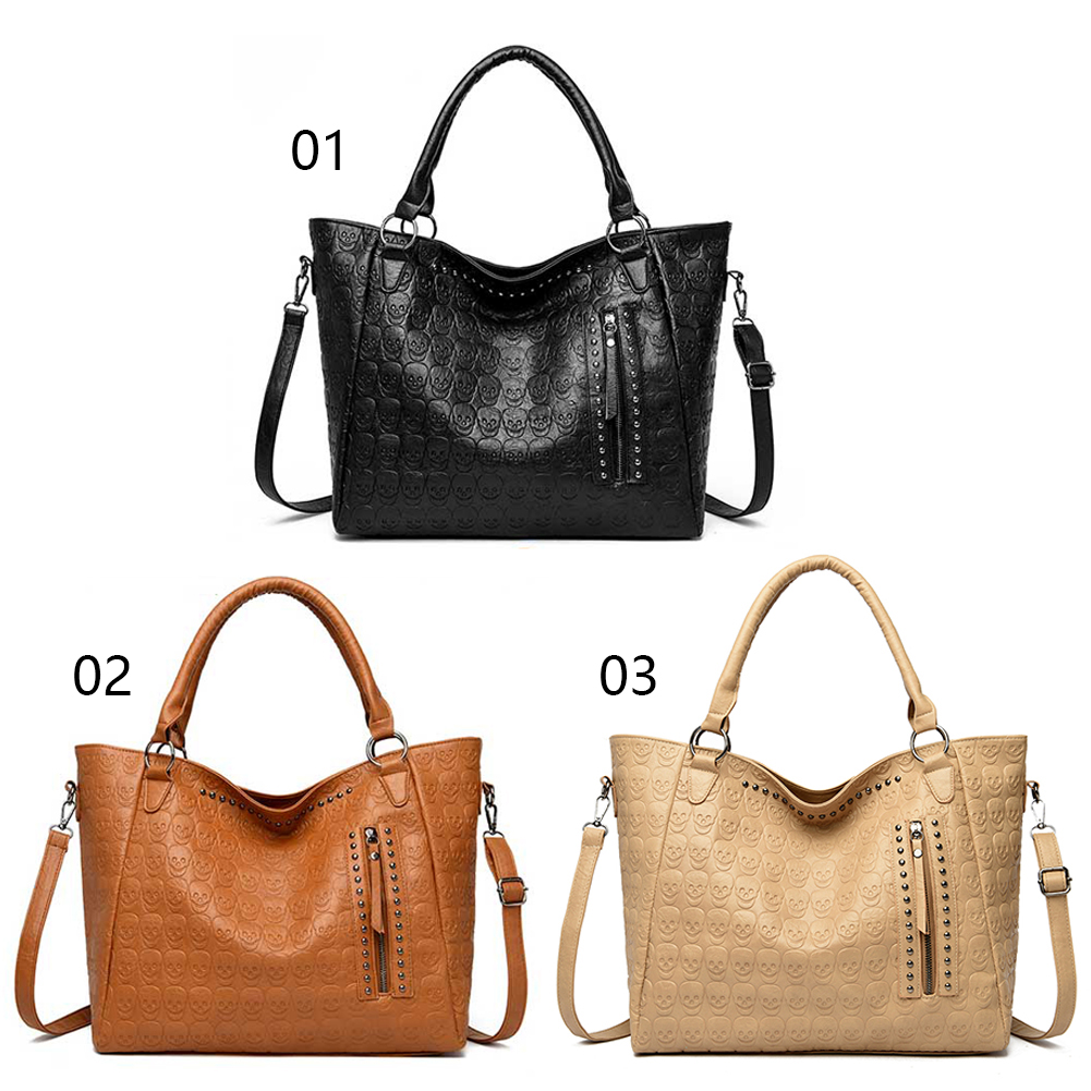 กระเป๋าสะพายข้างลายหัวกะโหลกสไ - Leather Workshop บทวิจารณ์และราคา