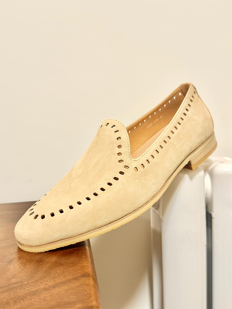รองเท้าลำลองผู้ชายหนังกลับแท้แ - Leather Work For Kids บทวิจารณ์และราคา