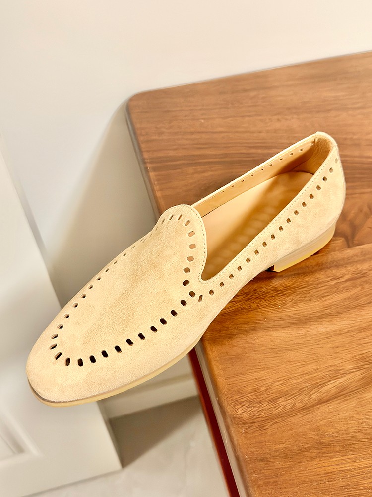 รองเท้าลำลองผู้ชายหนังกลับแท้แ - Leather Work For Kids บทวิจารณ์และราคา