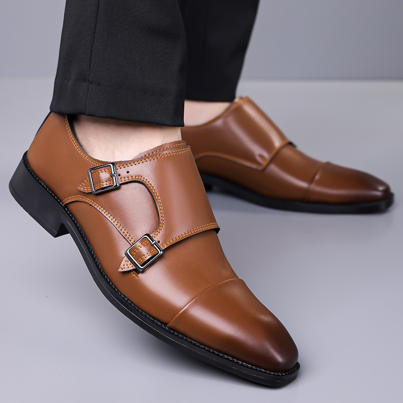 รองเท้าหนังผู้ชายแบบทางการ สไต - Leather Work Oxfords บทวิจารณ์และราคา