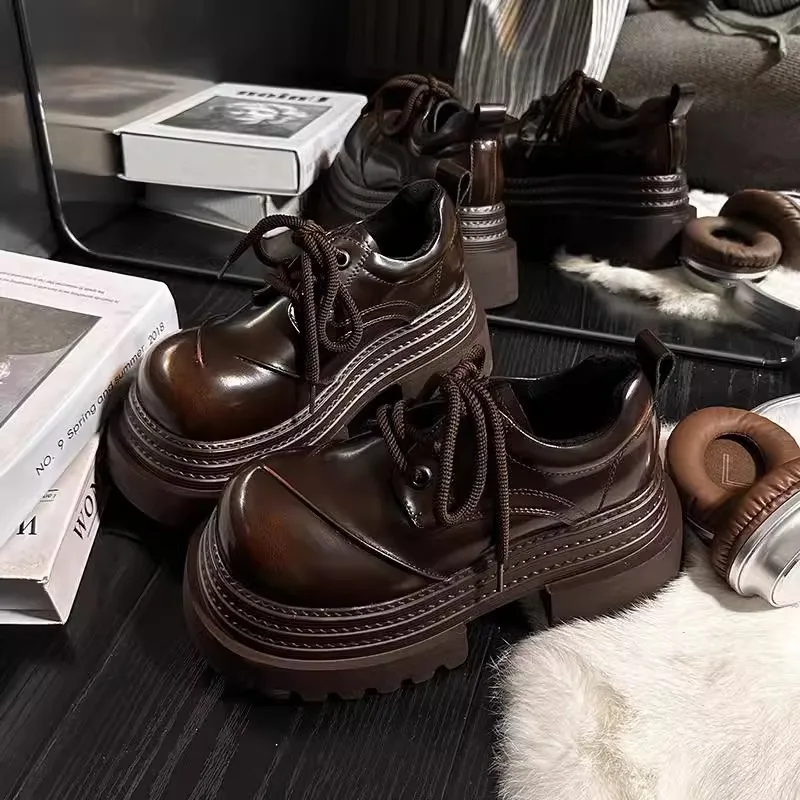 ผู้หญิงRetro Loafers 2025 ฤดูใ - Leather Work Oxfords บทวิจารณ์และราคา
