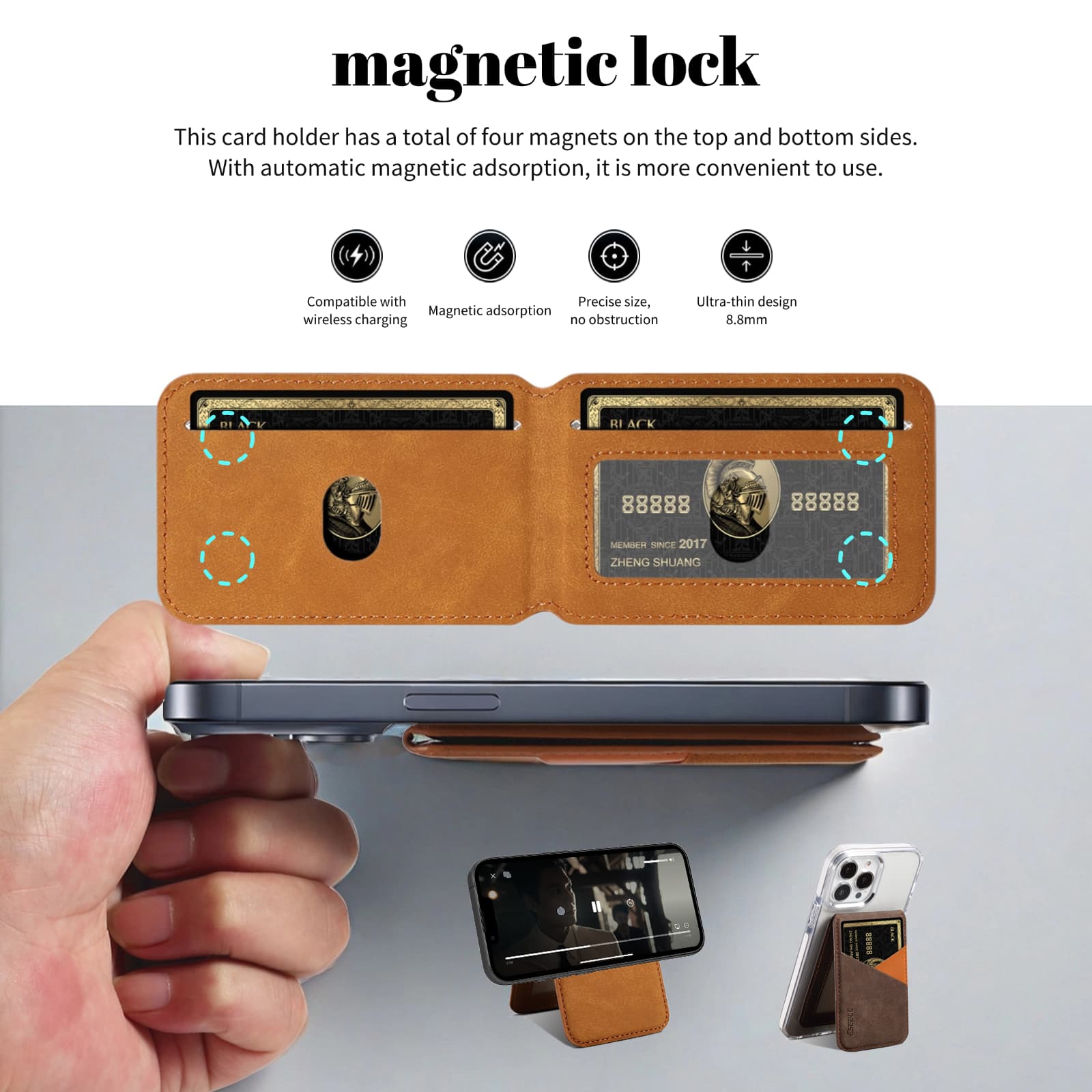 กระเป๋าใส่บัตรหนังสไตล์เรโทรสำ - Leatherwork Bag บทวิจารณ์และราคา