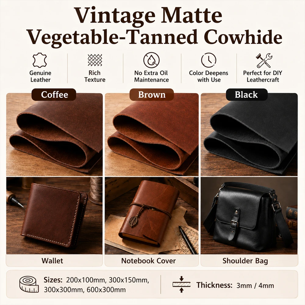 แผ่นหนังวัวฟอกฝาด 1 ชิ้น, หนัง - Veg Tan Leather Hide บทวิจารณ์และราคา