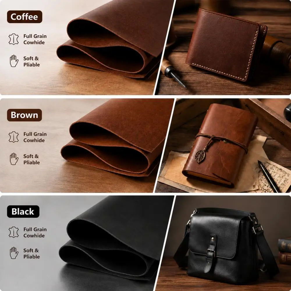 แผ่นหนังวัวฟอกฝาด 1 ชิ้น, หนัง - Veg Tan Leather Hide บทวิจารณ์และราคา