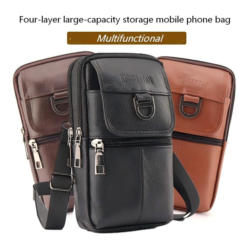 กระเป๋าคาดเอวหนังสำหรับผู้ชาย  - Leatherwork Bag บทวิจารณ์และราคา